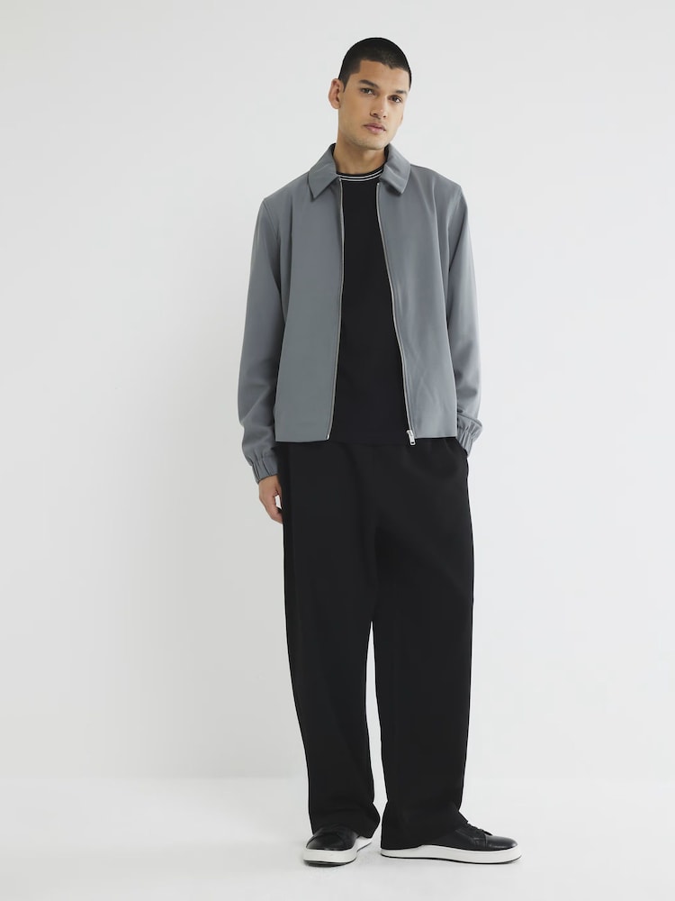 River Island Grey Smart Shacket - Image 3 of 6