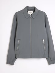River Island Grey Smart Shacket - Image 5 of 6
