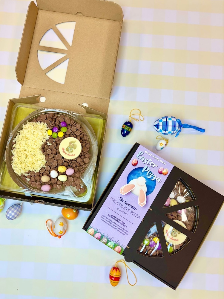 The Gourmet Chocolate Pizza Co Easter Make Your Own Chocolate Pizza Kit - Image 1 of 3