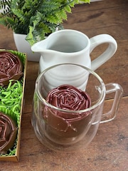 The Gourmet Chocolate Pizza Co Bouquet Of 6 Red Rose Milk Hot Chocolate Bombes - Image 2 of 5