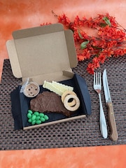 The Gourmet Chocolate Pizza Co Chocolate Traditional Steak and Chips - Image 1 of 4