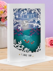 Hallmark Wife 3D Pop Up Shadowbox Mothers Day Card - Image 1 of 5