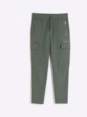 River Island Green Skinny Fit Cargo Trousers - Image 4 of 5