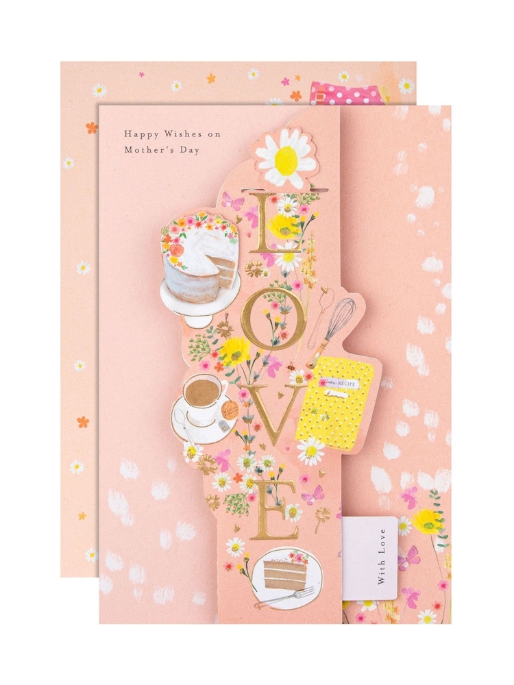Hallmark Happy Wishes Mother's Day Card With Bookmark - Image 2 of 4