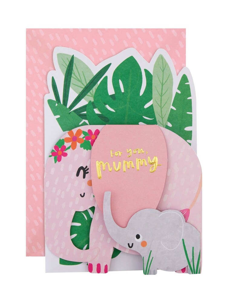 Hallmark Mummy Elephant & Baby Mothers Day Card - Image 2 of 6