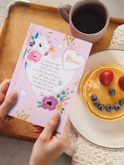 Hallmark Mum Classic Flower And Hearts Mother's Day Card - Image 1 of 6