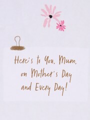 Hallmark Mum Classic Flower And Hearts Mother's Day Card - Image 6 of 6