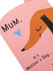 Hallmark Mum Pull Out Sausage Dog Mother's Day Card - Image 4 of 4