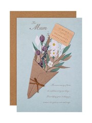 Hallmark Mum Flower Bouquet Mothers Day Card - Image 2 of 4