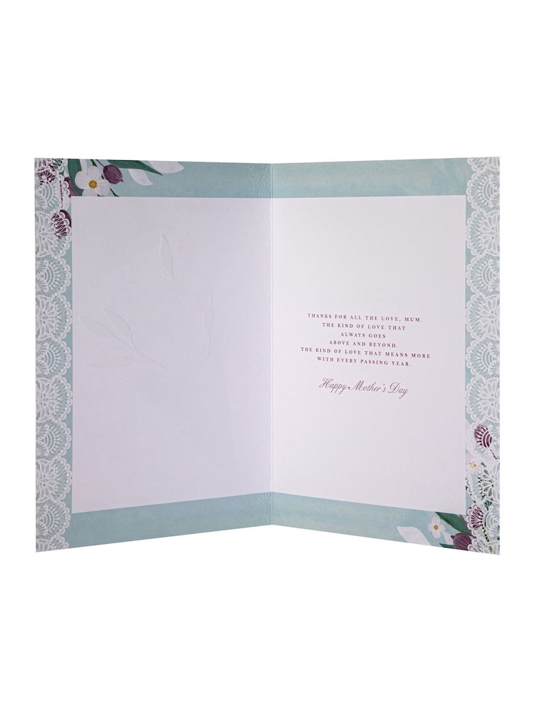 Hallmark Mum Flower Bouquet Mothers Day Card - Image 4 of 4