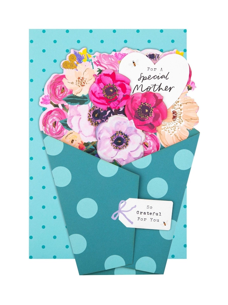 Hallmark Mother Bouquet of Flowers Mothers Day Card - Image 2 of 4
