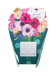 Hallmark Mother Bouquet of Flowers Mothers Day Card - Image 4 of 4