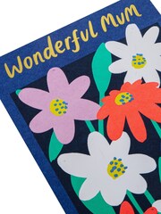 Hallmark Wonderful Mum Floral Mother's Day Card - Image 3 of 4