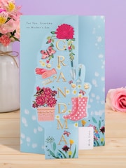 Hallmark Grandma Floral Mothers Day Card With Bookmark - Image 1 of 4