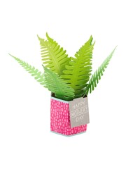 Hallmark 3D Pop Up Fern Plant Mothers Day Card - Image 4 of 6