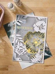 Hallmark Floral Tri-Fold Mothers Day Card - Image 1 of 4