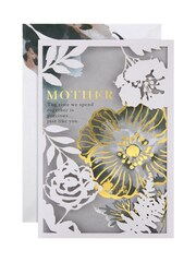 Hallmark Floral Tri-Fold Mothers Day Card - Image 2 of 4