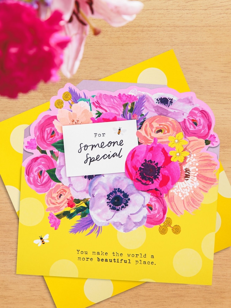 Hallmark Someone Special Floral Bouquet Mothers Day Card - Image 1 of 4