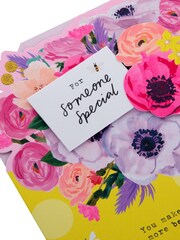 Hallmark Someone Special Floral Bouquet Mothers Day Card - Image 3 of 4