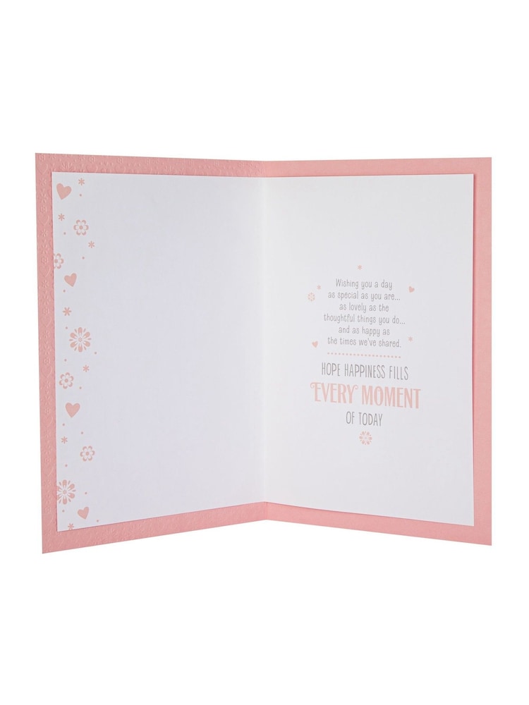 Hallmark Hearts and Florals Mothers Day Card - Image 4 of 4