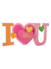 Hallmark Mother's Day 3D I Love Mum Pull Out Banner Card - Image 2 of 6
