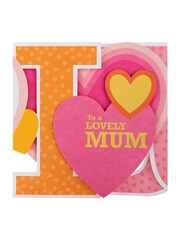Hallmark Mother's Day 3D I Love Mum Pull Out Banner Card - Image 4 of 6