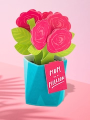 Hallmark 3D Pop-Up Flowers Mothers Day Card - Image 1 of 6