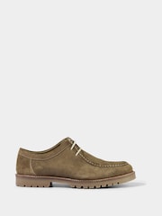 Joe Browns Brown Apron Stitched Suede Shoes - Image 1 of 6