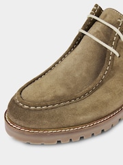 Joe Browns Brown Apron Stitched Suede Shoes - Image 5 of 6