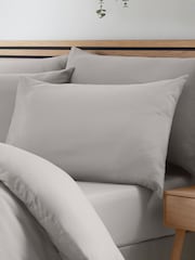 Catherine Lansfield 4 Pack Grey So Soft Non-Iron Pillowcases - Image 2 of 2