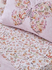 Catherine Lansfield Pink Enchanted Butterfly Fitted Fitted Sheet - Image 1 of 1
