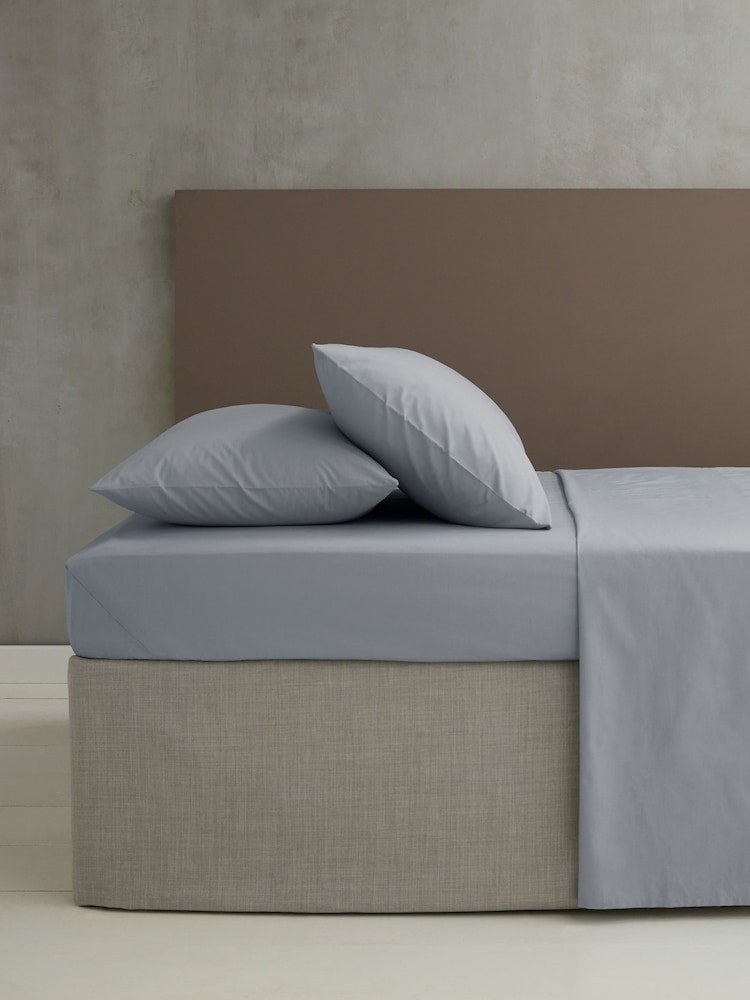 Catherine Lansfield Set of 2 Easy Iron Percale Pillowcases - Imagem 2 de 2