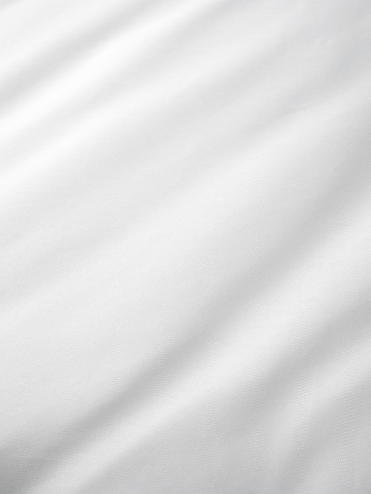 Bianca Set of 2 White 180 Thread Count Cotton Oxford Pillowcases - Image 3 of 3