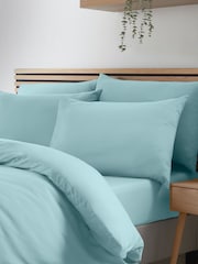 Catherine Lansfield 4 Pack Duck Egg So Soft Non-Iron Pillowcases - Image 1 of 2