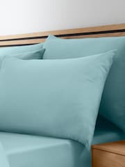 Catherine Lansfield 4 Pack Duck Egg So Soft Non-Iron Pillowcases - Image 2 of 2
