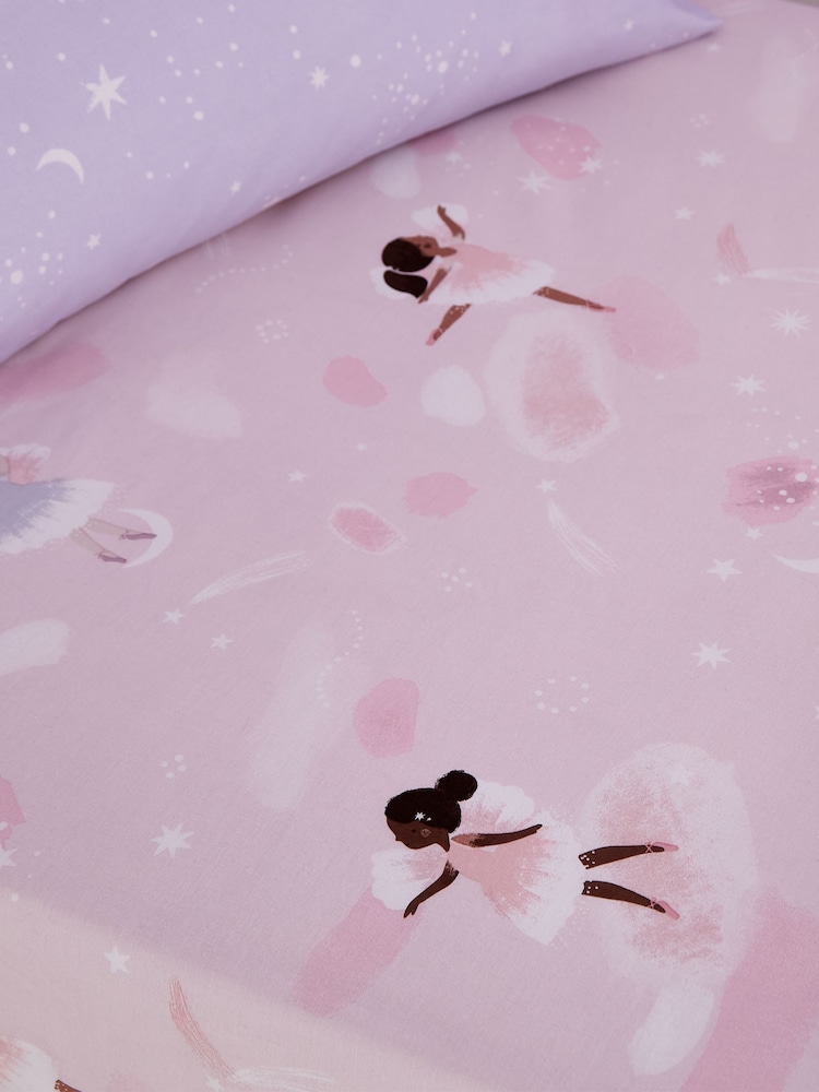 Catherine Lansfield Dancing Fairies Fitted Sheet - Imagen 1 de 1