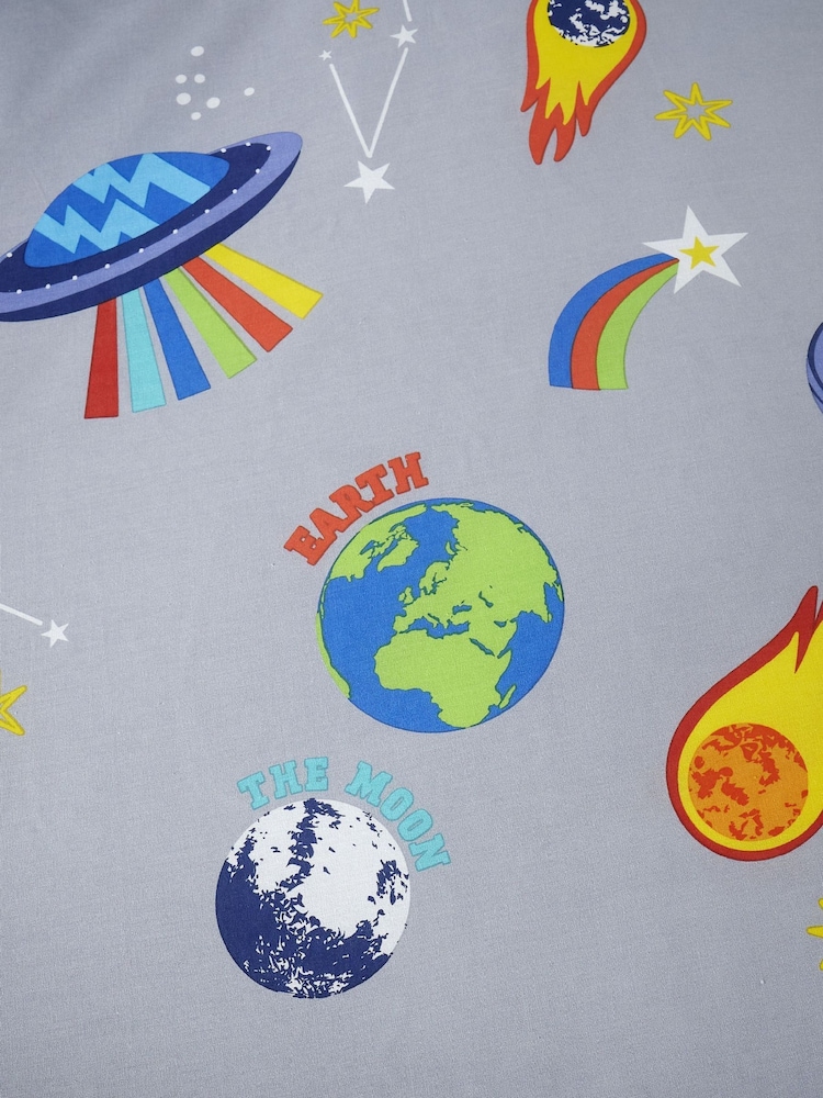 Catherine Lansfield Lost In Space Fitted Sheet - Imagem 2 de 2