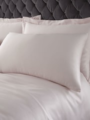 Catherine Lansfield Blush Silky Soft Satin Pillowcase - Image 1 of 2