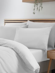 Catherine Lansfield 4 Pack White So Soft Non-Iron Pillowcases - Image 1 of 2