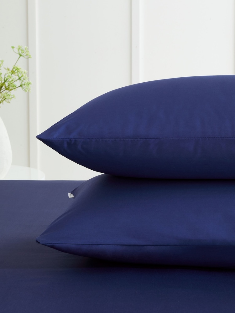 Bianca 200 Thread Count 100% Cotton Pillowcase Pair - صورة 2 من 4