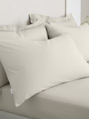 Bianca Natural 200 Thread Count 100% Cotton Pillowcase Pair - Image 1 of 4