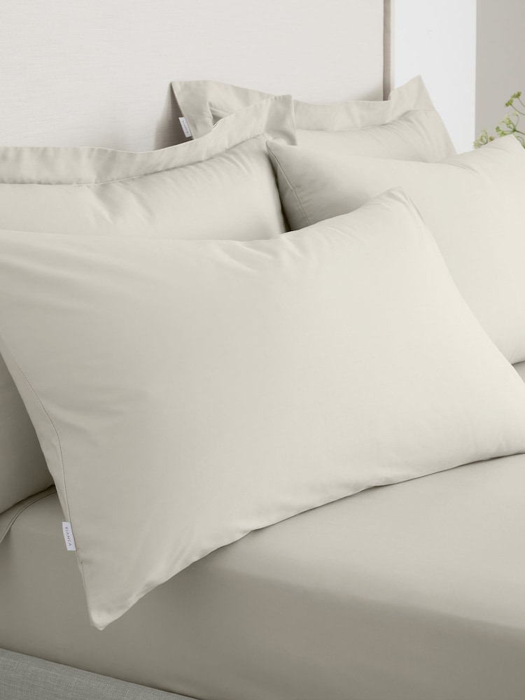 Bianca Natural 200 Thread Count 100% Cotton Pillowcase Pair - Image 1 of 4