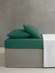 Catherine Lansfield Set of 2 Easy Iron Percale Pillowcases - Imagen 2 de 2
