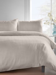 Catherine Lansfield Set of 2 Cotton Rich Check Oxford Pillowcases - Imagen 1 de 1