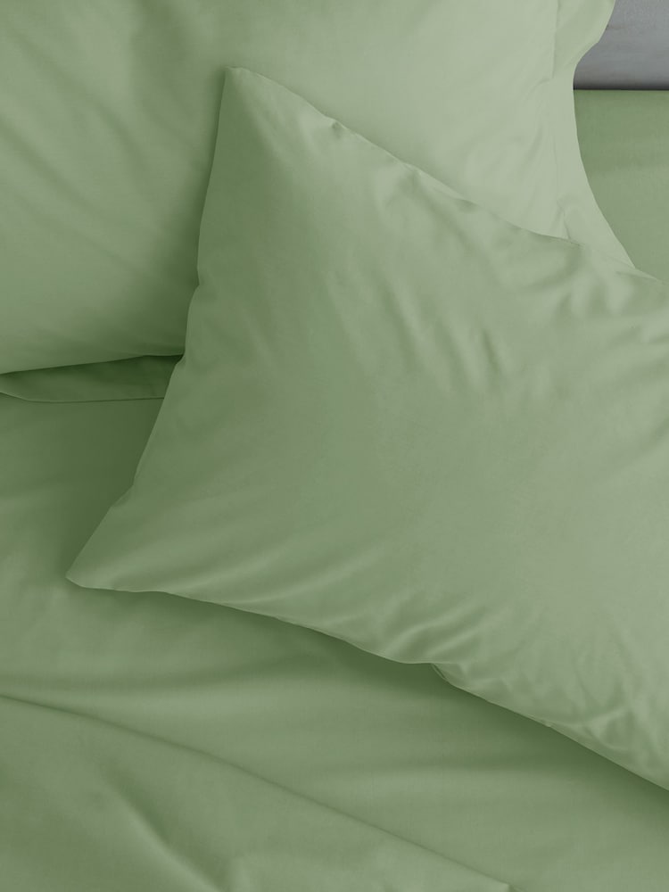 Catherine Lansfield Set of 2 Easy Iron Percale Pillowcases - Imagem 1 de 2