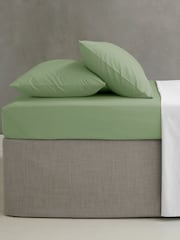 Catherine Lansfield Set of 2 Easy Iron Percale Pillowcases - Imagem 2 de 2