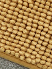 Catherine Lansfield Ochre Bobble Bath Mat - Image 2 of 3