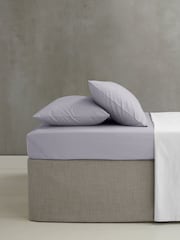 Catherine Lansfield Set of 2 Easy Iron Percale Pillowcases - Imagem 2 de 2