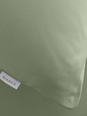 Bianca Sage 200 Thread Count 100% Cotton Pillowcase Pair - Image 4 of 4