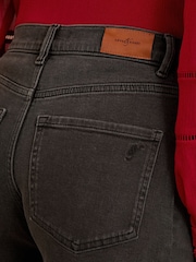 Love & Roses Charcoal Grey Barrel Leg Jeans - Image 5 of 5